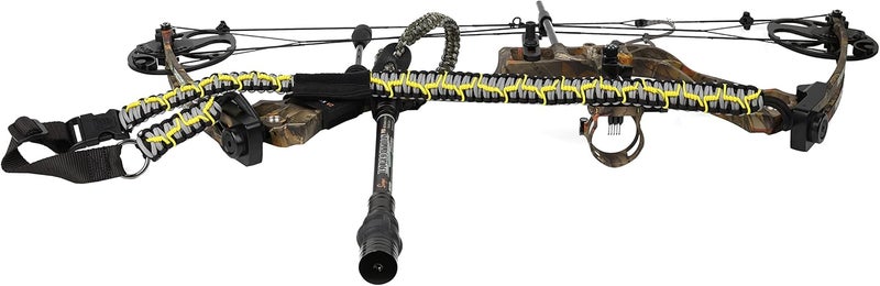 Sunya Paracord Compound Bow Sling with V2 Upgraded Magnetic Connection System. Lightweight Hands Free Shoulder Carrying Sling for Bow Hunting, Field Archery and 3D - Image 4